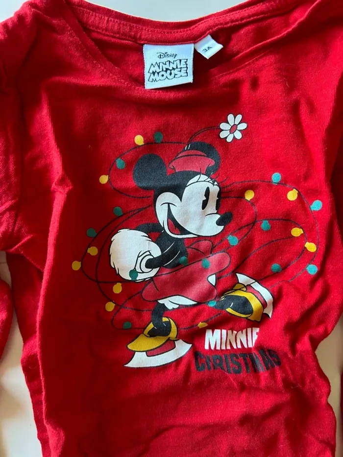 T-shirt manches longues Noël Disney - photo numéro 2