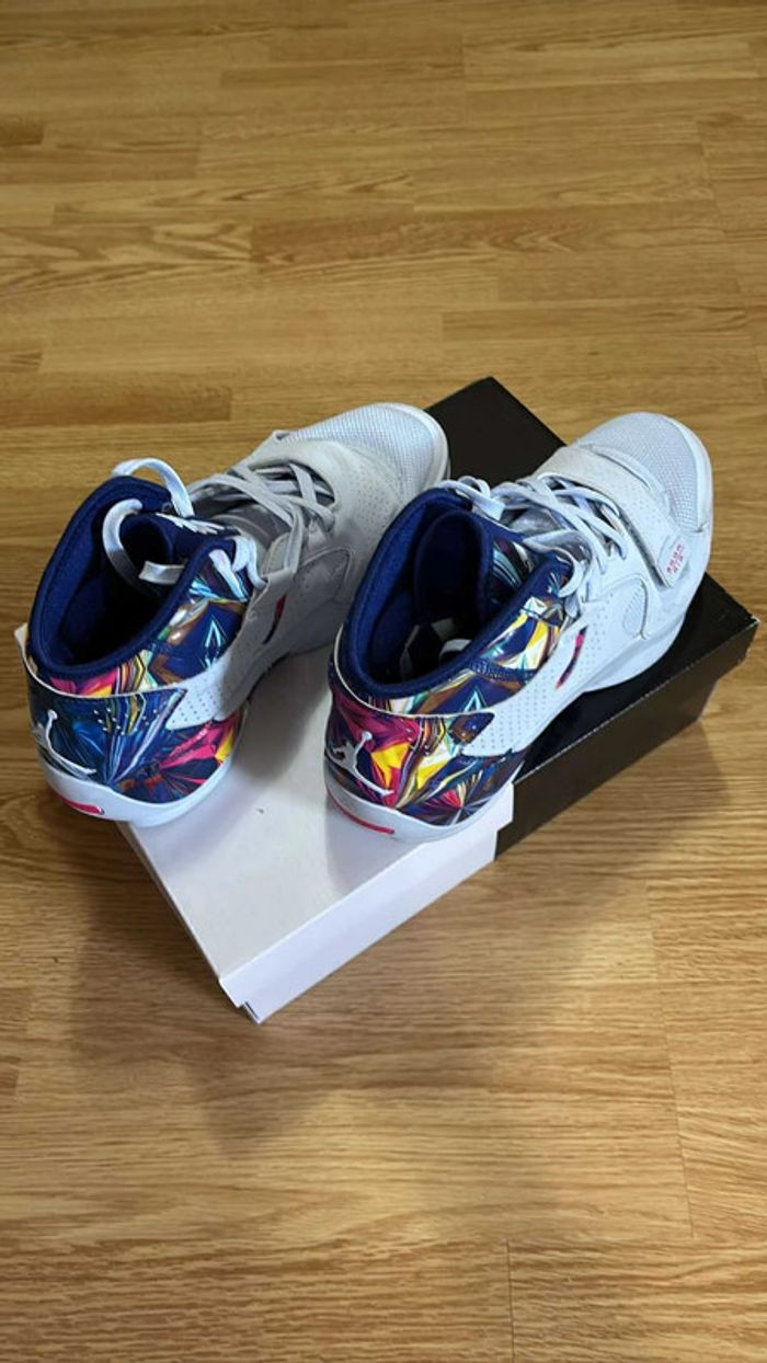 Baskets Jordan Zion 2 Mi-Bleu Rose Initial - photo numéro 4