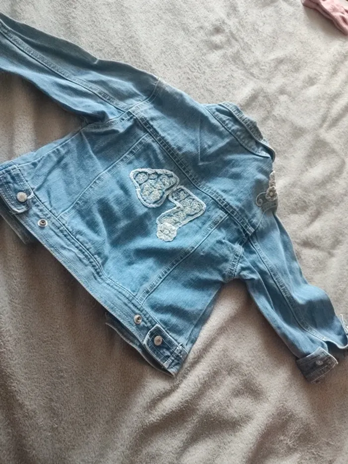Veste jeans fille - photo numéro 2
