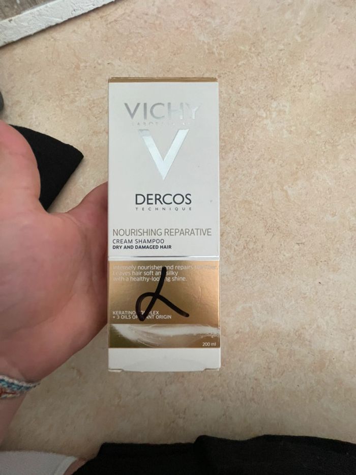 Vichy Dercos Shampoing Réparateur – 200ml Neuf