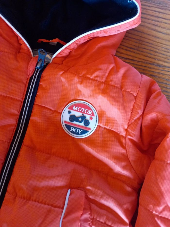 Manteau doudoune garçon taille 80 - photo numéro 2