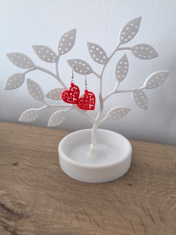 Boucles d'oreilles impression 3D 