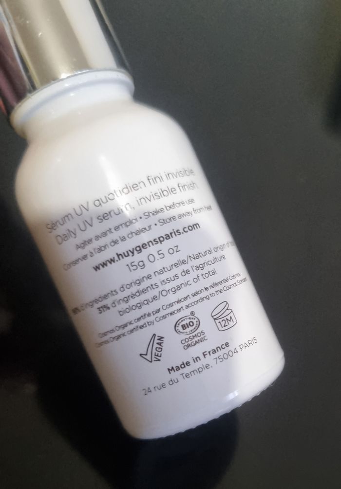 la protection solaire 365 Huygens sérum spf 30 tâche brune et rides - photo numéro 3