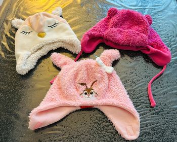 Lot de 3 bonnets