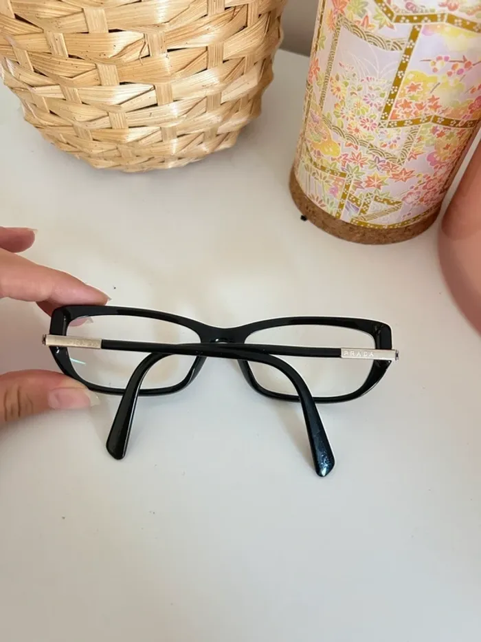 Lunettes prada vintage noire - photo numéro 2