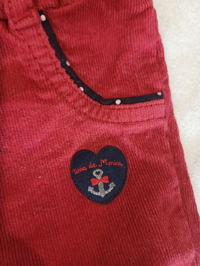 Pantalon velours 9 mois - photo numéro 2