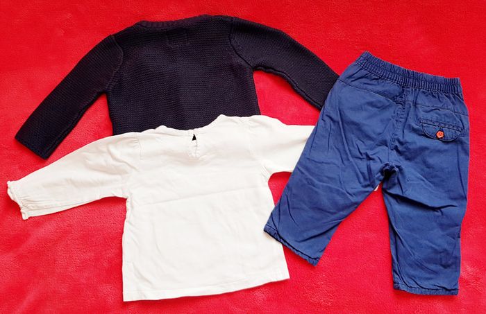 🌸 Ensemble 3 pièces - Tissaia/Dpam - 9/12 mois 🌸 - photo numéro 3