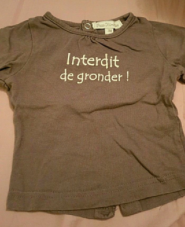 Lot 5 tee-shirt manches longues 3mois - photo numéro 2
