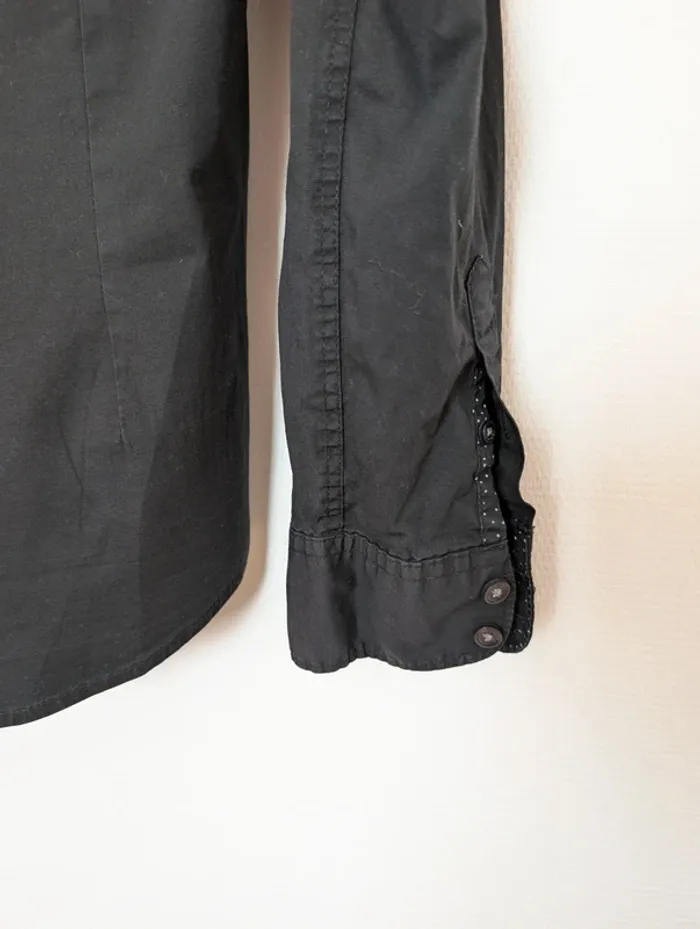 Chemise noire en coton - photo numéro 3