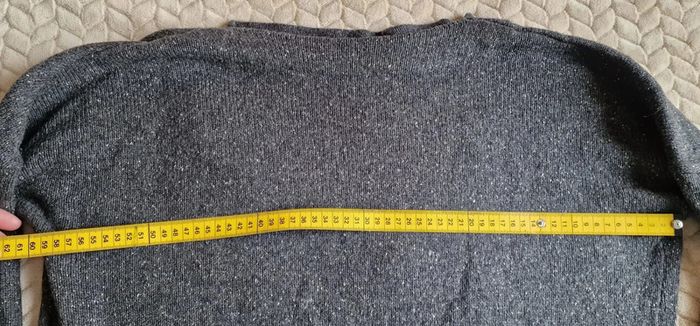 Pull en laine "& other stories" taille S ou 36 gris chiné col asymétrique - photo numéro 8