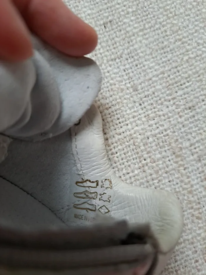 Chaussures en cuir argenté Gattino 21 - photo numéro 7