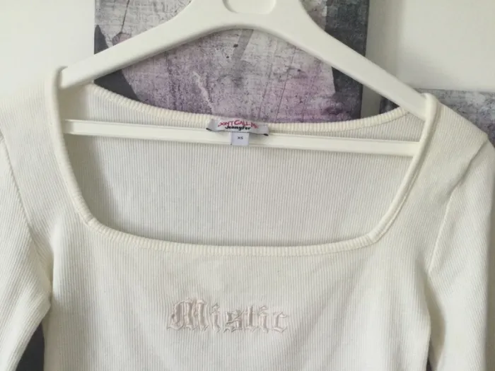 Haut top écru mystic Jennyfer taille xs - photo numéro 2