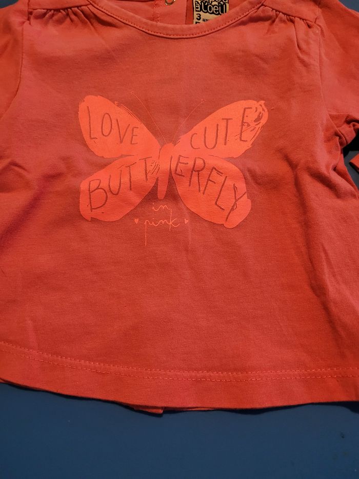 Tshirt manche longue 3 mois tape a l oeil - photo numéro 2