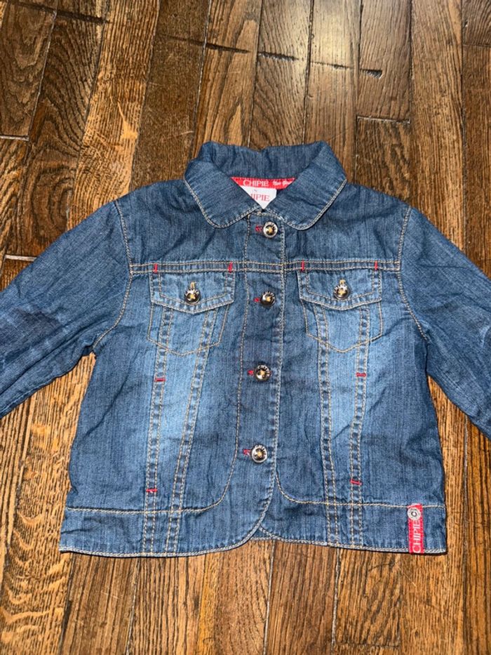 Veste en jeans chipie  24 mois - photo numéro 2