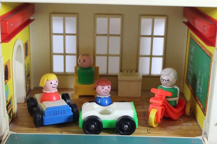Fisher Price Ecole Lot MiniBus et personnages Vintage - photo numéro 4