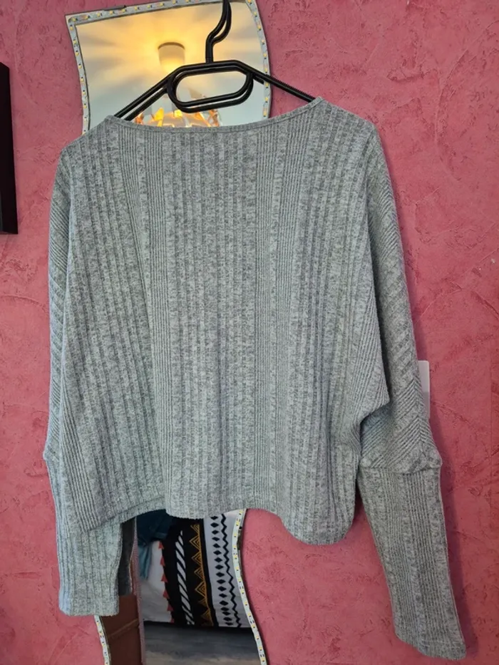 Pull gris Shein - photo numéro 3