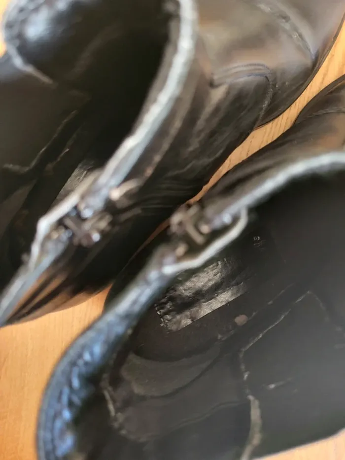 Bottines Chelsea en cuir véritable noires Lavorazione Artigiana - photo numéro 12