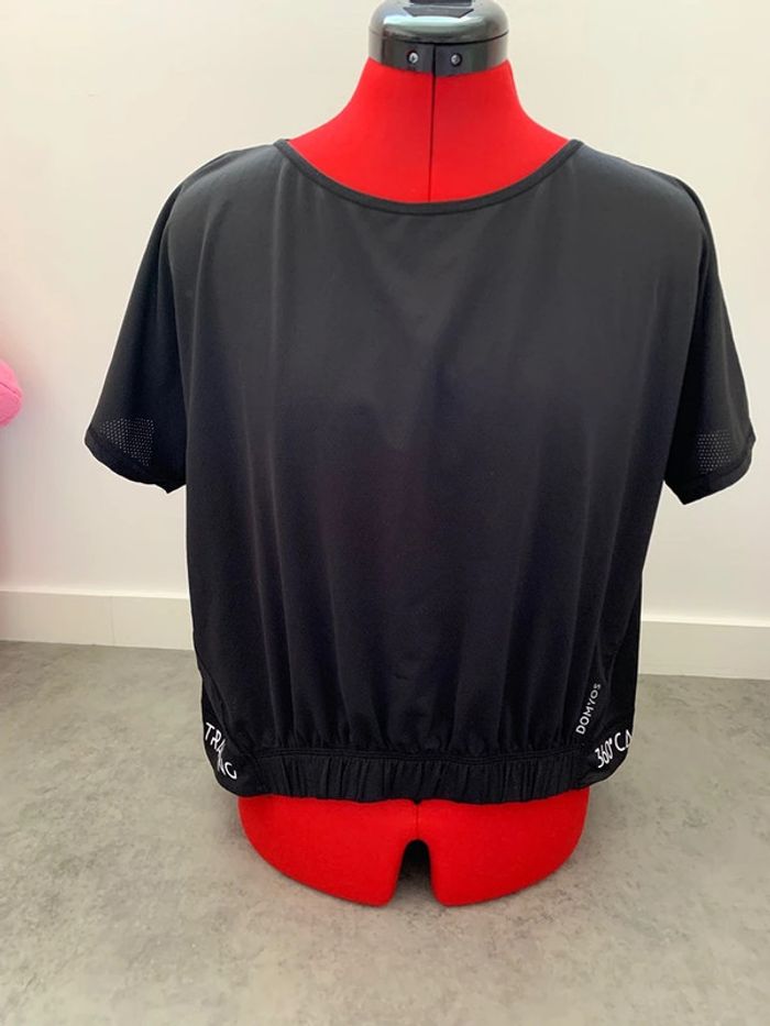 t-shirt sans marque noir taille M