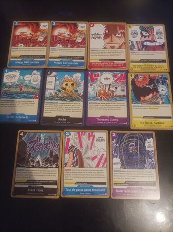Lot de 59 cartes One Piece FR🇨🇵 OP09 les  nouveaux empereurs
