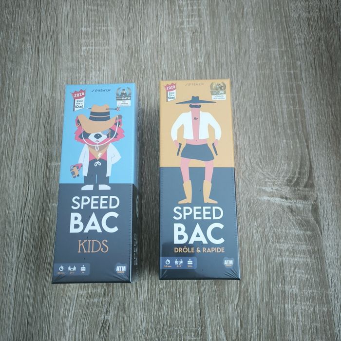 Lot 2 jeux speed bac