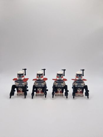 Figurines type lego clones Arc commander Hammer star wars