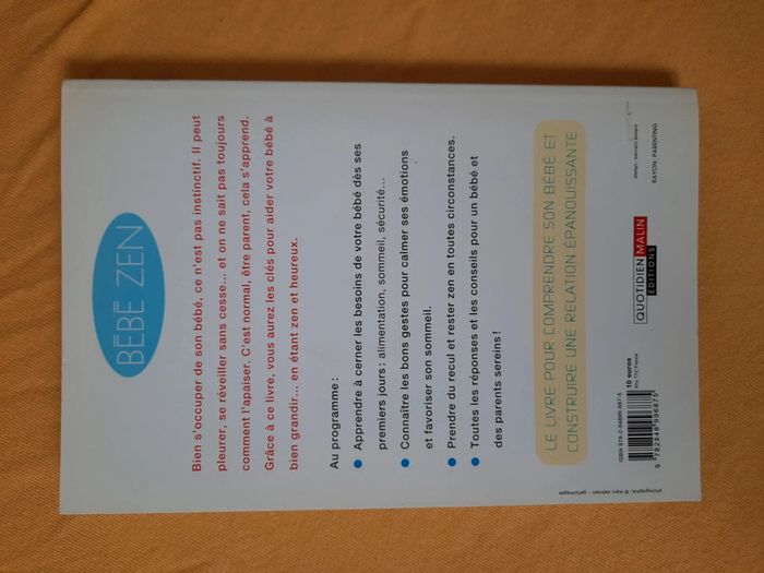 Livre bébé zen - photo numéro 2