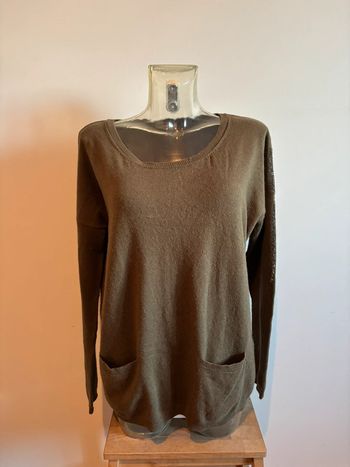 Pull Sandro avec cachemire kaki