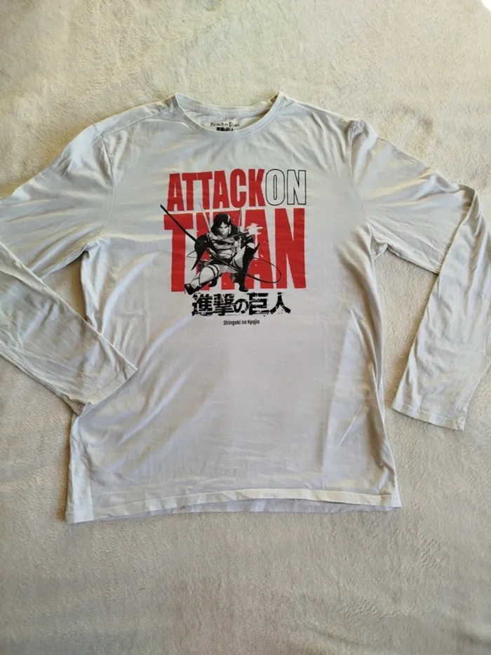 T-shirt manches longues Attaque des Titans - photo numéro 5