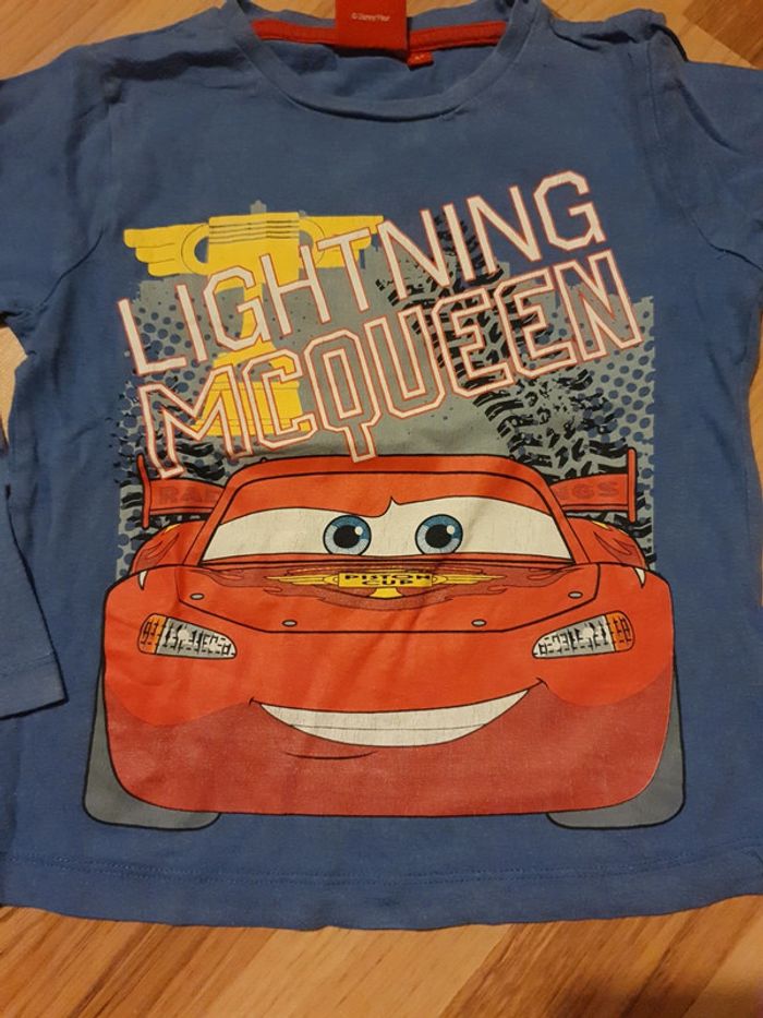 tee shirt flash Mac queen 4 ans Disney cars - photo numéro 2