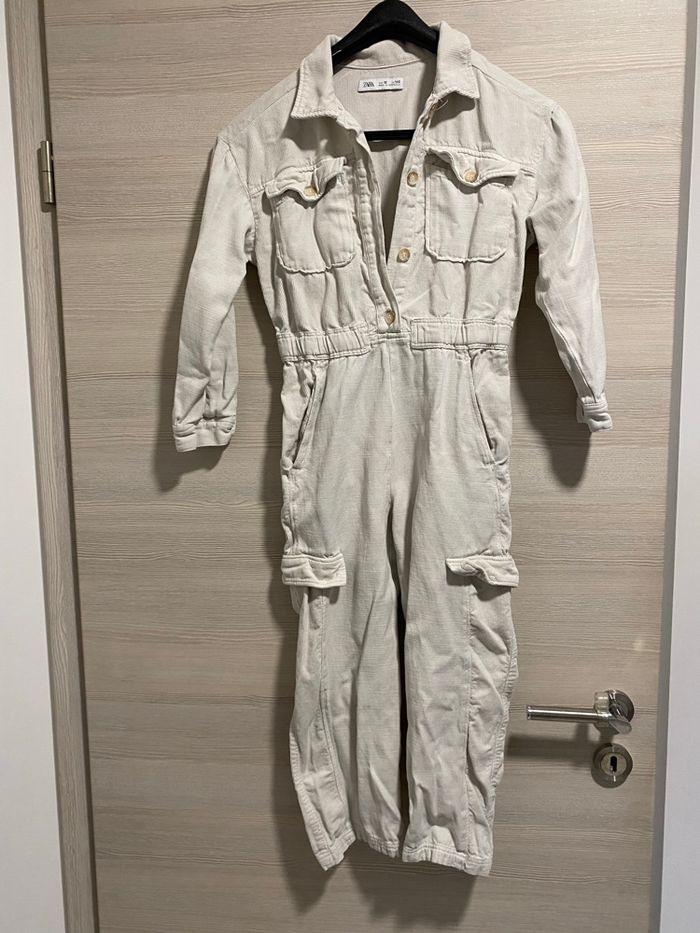 Combinaison fille Zara taille 10 ans écru TBE