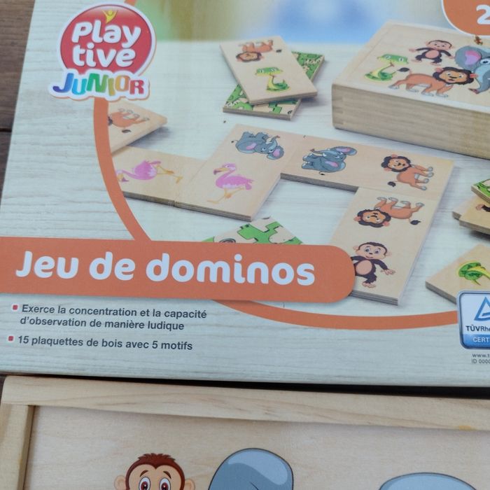 Domino en bois "Animaux de la savane" Playtive - photo numéro 4