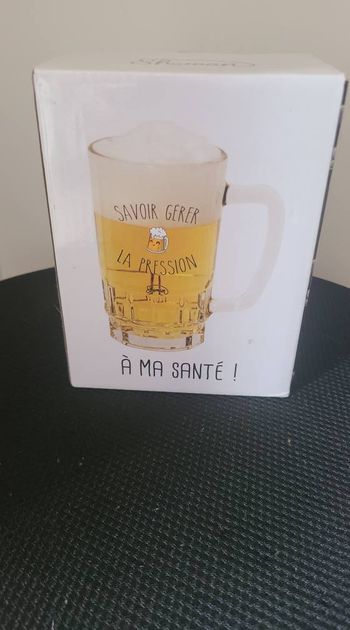 SHAMAN - Chope à bière "savoir gérer la pression"