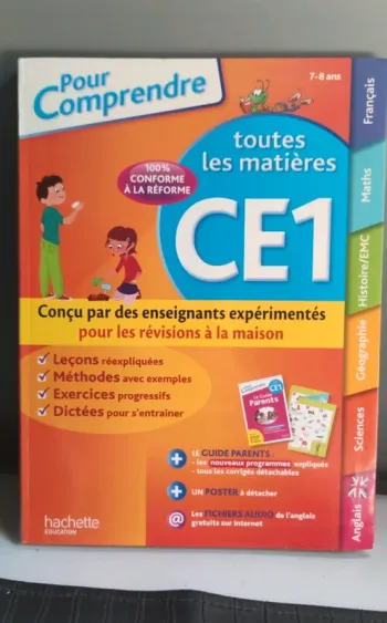 Cahier de vacances hachette CE1 7/8 ans