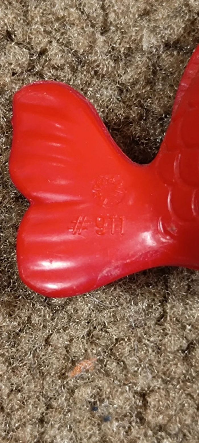 Figurine lolo poisson rouge Lehmann 911 - photo numéro 4