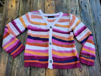 Superbe gilet tout doux Catimini, tons violet, 4 ans