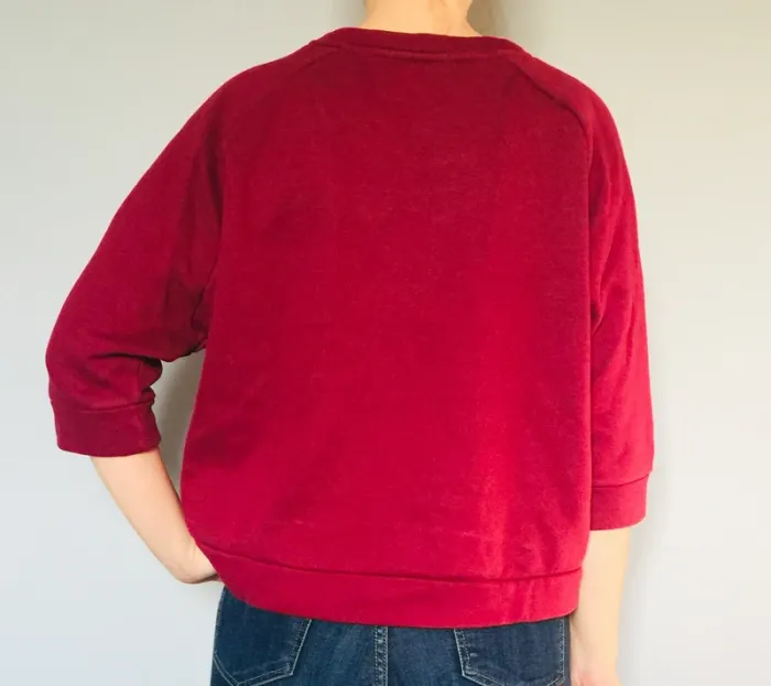 Sweat bordeaux - photo numéro 2