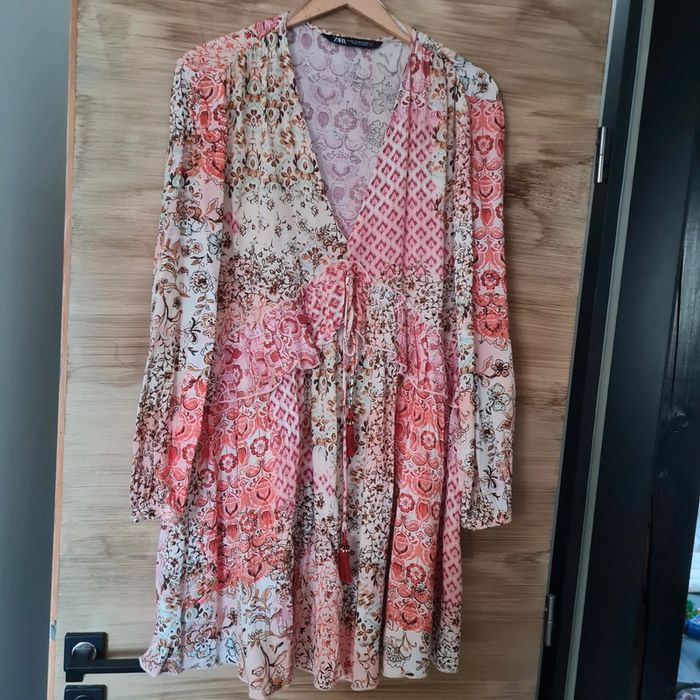 Robe courte imprimé multicolore 🩷 - photo numéro 3