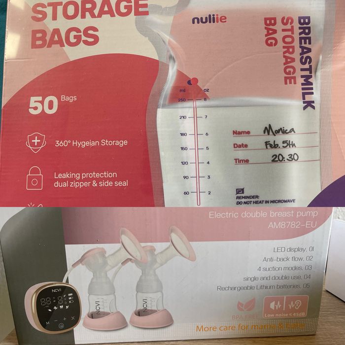 Tire lait + sachet de conservation