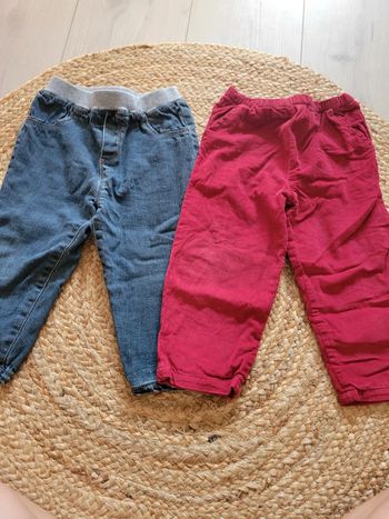 Lot pantalons 18m