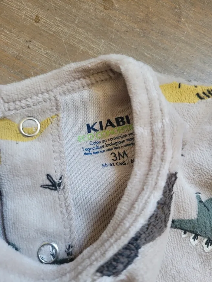 Pyjama dinosaure kiabi 3 mois - photo numéro 3