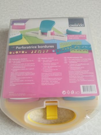 Jeu de création 8 Perforatrice bordures neuf