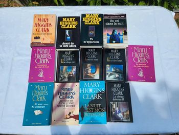 Lot ou à l unité : 3 € piece : Livre Mary Higgins Clark grand format broché
