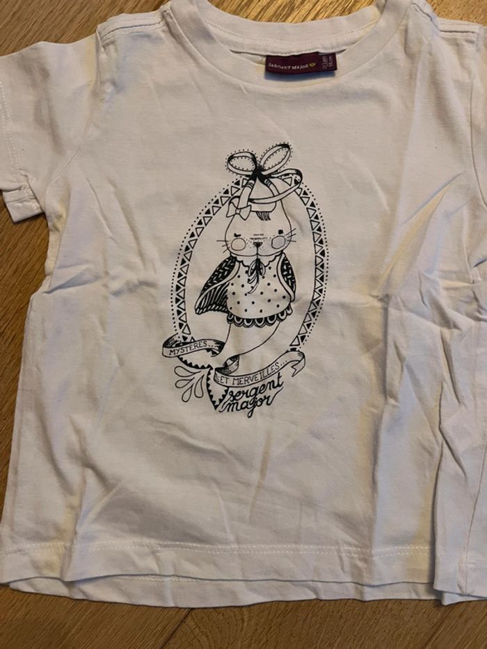 Vends lot de 2 hauts manches courtes sergent major 3 ans très bon état - photo numéro 6