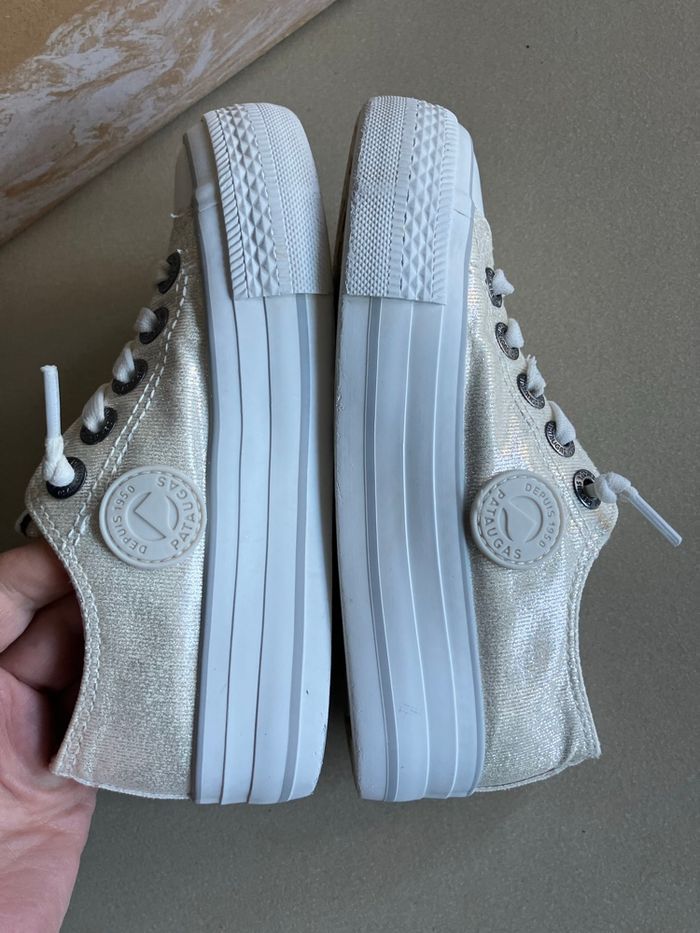 Basket à enfiler brillante fille taille 30 Pataugas - photo numéro 3