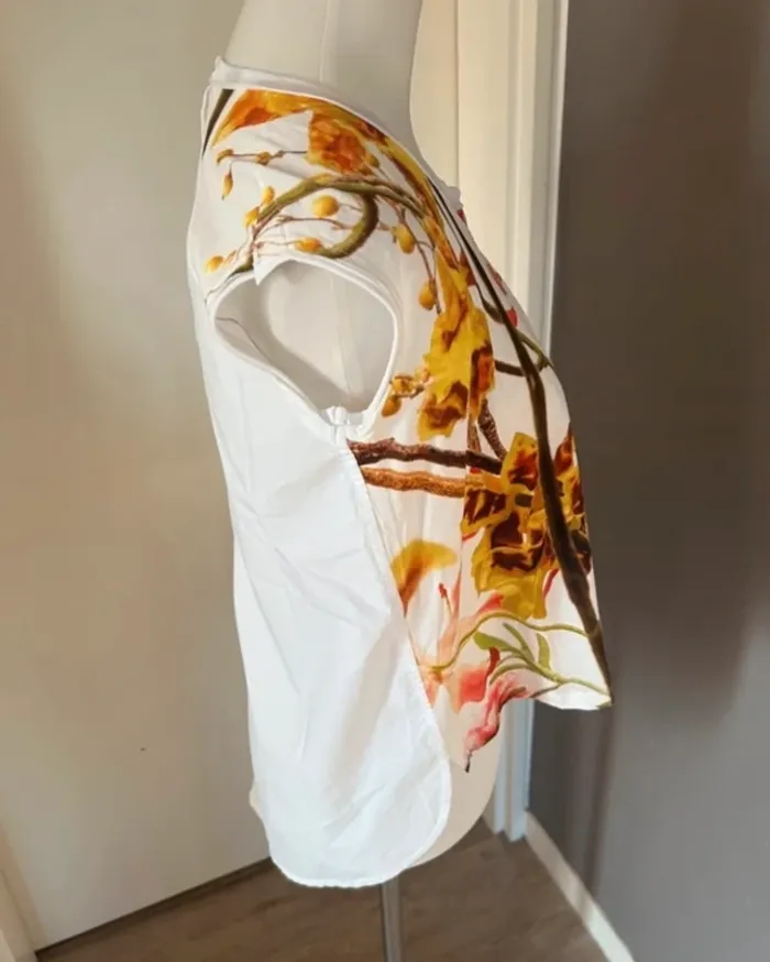 High top haut imprimé été femme taille 36 - photo numéro 5
