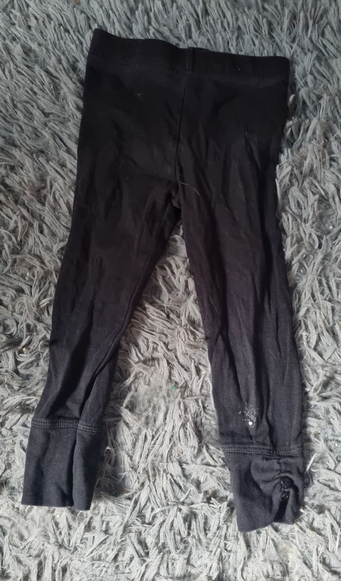 Lot 3 leggings noir 2ans - photo numéro 2