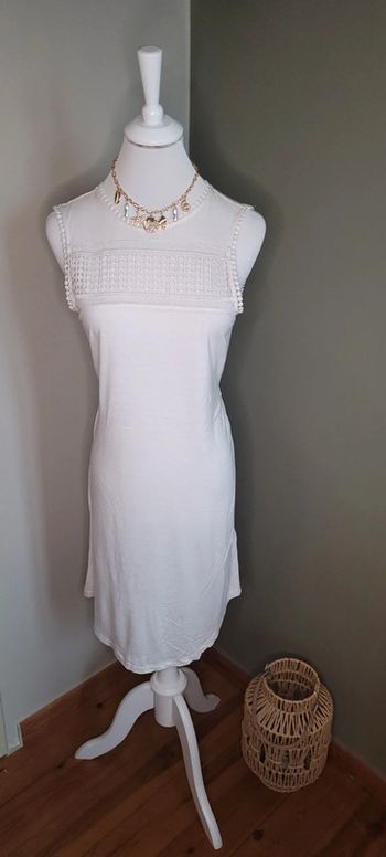 Jolie robe banche légère Taille XS H&M