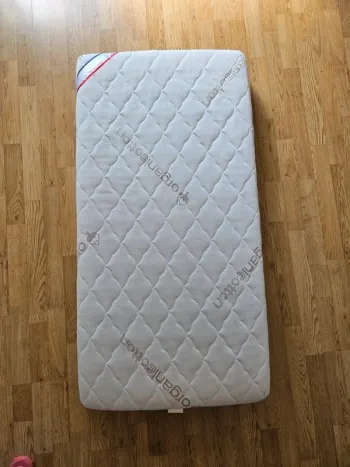 Matelas p'tit lit coton bio déhoussable 60x120