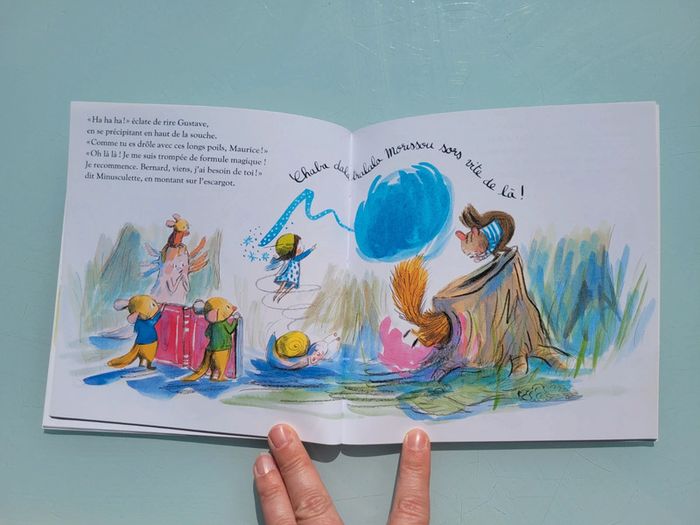 Livre couverture souple, l'école des loisirs, Minusculette et la magie, 3-6 ans - photo numéro 7