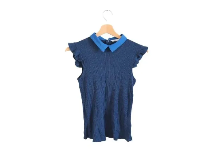 C58 blouse bleu MademoiselleR XS